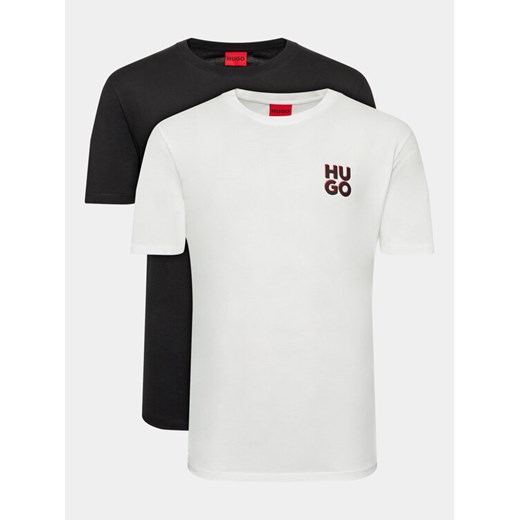 Hugo Komplet 2 t-shirtów 50492550 Biały Regular Fit ze sklepu MODIVO w kategorii T-shirty męskie - zdjęcie 184602829