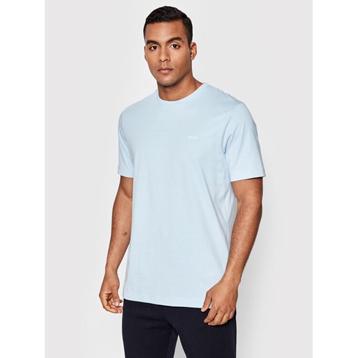 Boss T-Shirt Thompson 01 50468347 Błękitny Regular Fit ze sklepu MODIVO w kategorii T-shirty męskie - zdjęcie 184602839