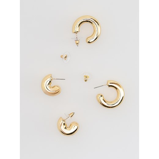 Reserved - Zestaw kolczyków - złoty Reserved ONE SIZE Reserved