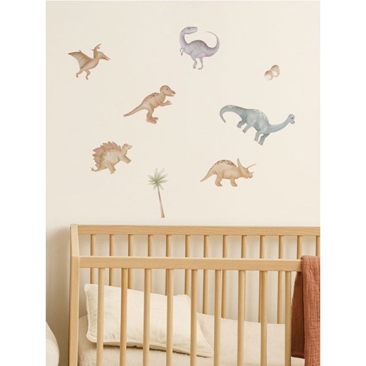 Sinsay - Naklejki na ścianę z motywem dinozaura 8 pack - wielobarwny ze sklepu Sinsay w kategorii Dom - zdjęcie 184603637