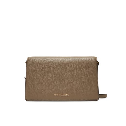 Torebka MICHAEL Michael Kors Jet Set Medium 32S4GJ6C6L Beżowy ze sklepu eobuwie.pl w kategorii Listonoszki - zdjęcie 184604375