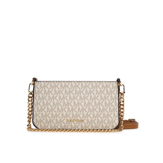 Torebka MICHAEL Michael Kors Bryant Small 32S5GYTU0B Beżowy ze sklepu eobuwie.pl w kategorii Listonoszki - zdjęcie 184604426