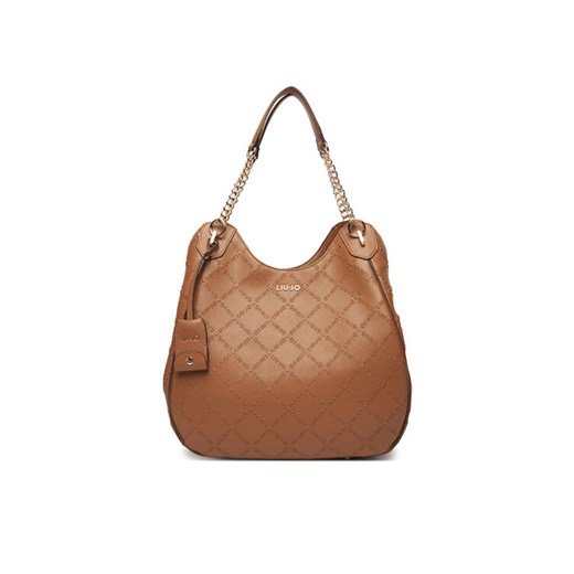Torebka Liu Jo Ecs L Satchel AF5054 E0538 81140 Brązowy ze sklepu eobuwie.pl w kategorii Torby Shopper bag - zdjęcie 184604459