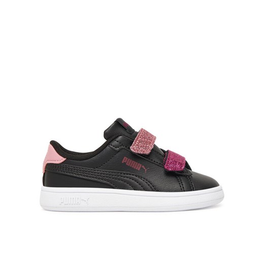Puma Sneakersy Smash 3.0 L Glitter Velcro V Inf 395610 07 Czarny ze sklepu MODIVO w kategorii Buty sportowe dziecięce - zdjęcie 184605099