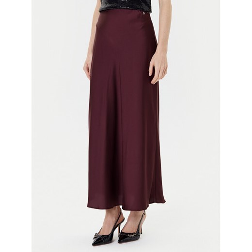 Guess Spódnica midi W5YD55 WF1T2 Bordowy Regular Fit ze sklepu MODIVO w kategorii Spódnice - zdjęcie 184605168