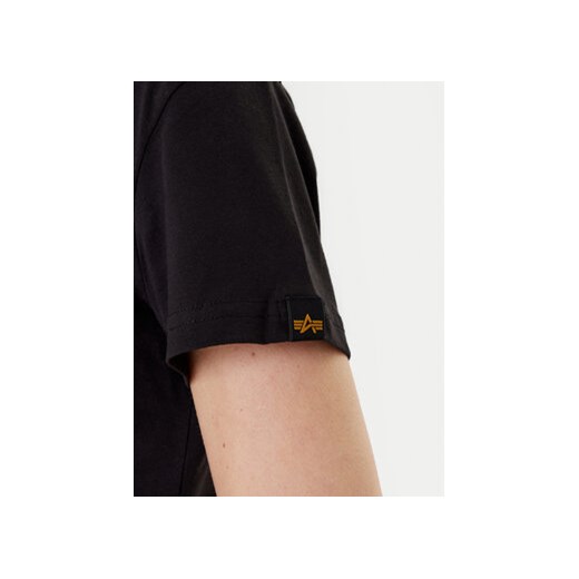 Alpha Industries T-Shirt Basic T Small Logo 196054 Czarny Regular Fit Alpha Industries L MODIVO