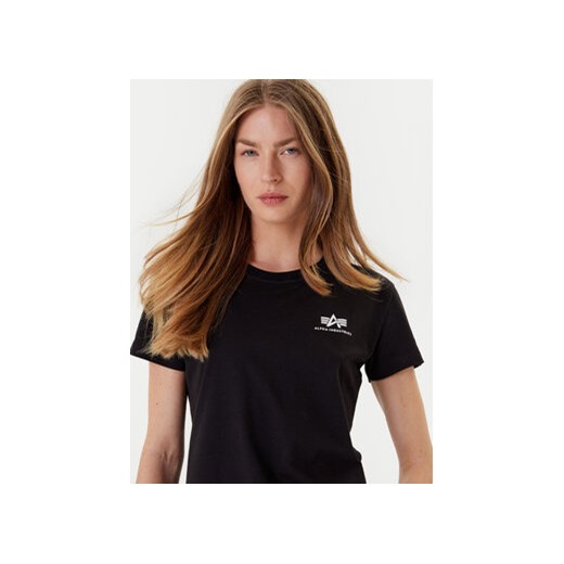 Alpha Industries T-Shirt Basic T Small Logo 196054 Czarny Regular Fit Alpha Industries XS MODIVO
