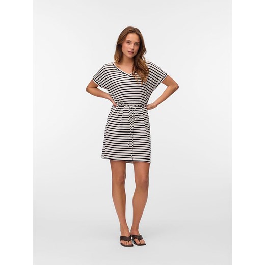 Vero Moda Sukienka w kolorze kremowo-granatowym Vero Moda XS okazja Limango Polska
