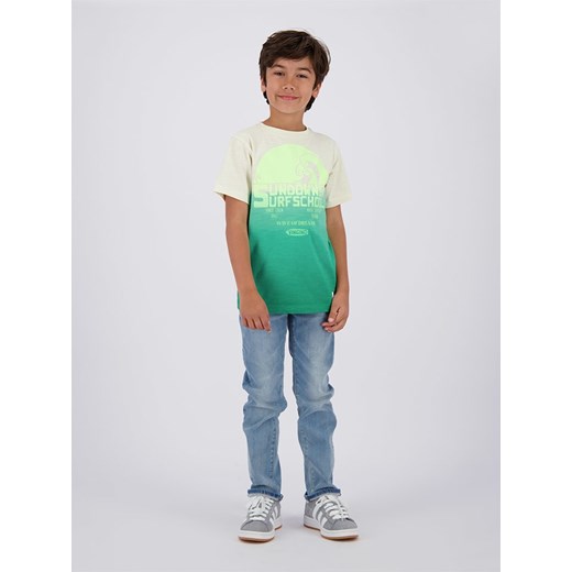 Vingino Koszulka w kolorze zielono-beżowym ze sklepu Limango Polska w kategorii T-shirty chłopięce - zdjęcie 184606825