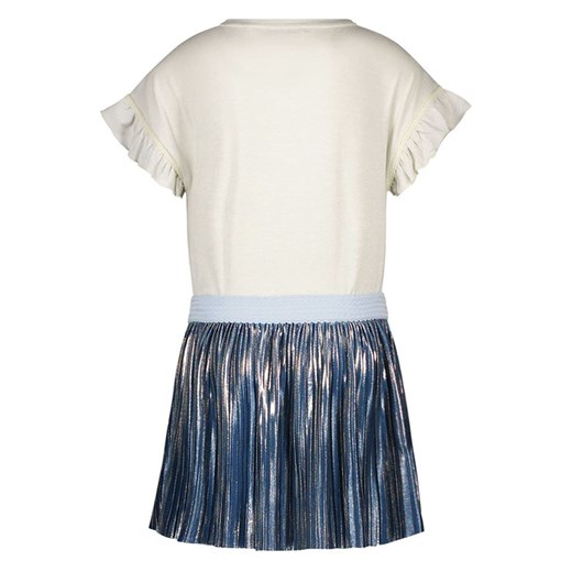 Like Flo Sukienka &quot;Maud&quot; w kolorze niebiesko-kremowym Like Flo 116 promocja Limango Polska