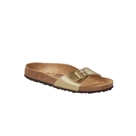Birkenstock Klapki &quot;Madrid&quot; w kolorze złotym ze sklepu Limango Polska w kategorii Klapki damskie - zdjęcie 184607498