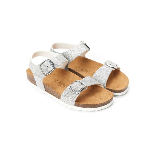 Mandel Sandały "Ines" w kolorze srebrnym Mandel 37 okazyjna cena Limango Polska