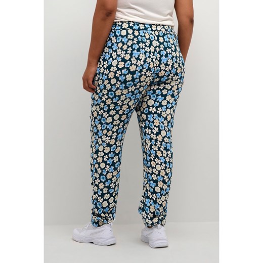 Kaffe Spodnie w kolorze kremowo-granatowo-błękitnym Kaffe 46 okazja Limango Polska
