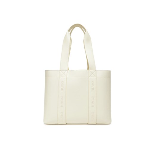 HUGO Torebka 50547491 Biały ze sklepu MODIVO w kategorii Torby Shopper bag - zdjęcie 184608198