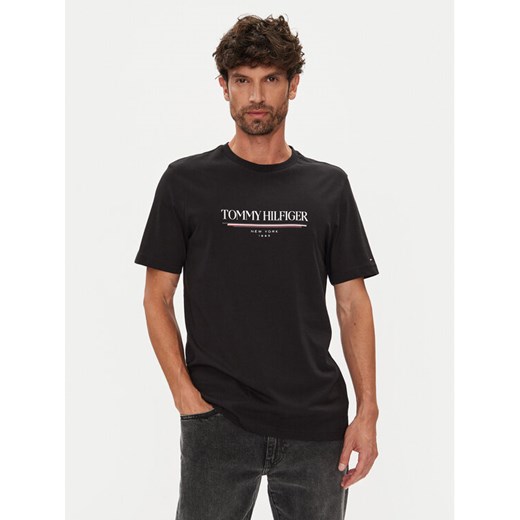 Tommy Hilfiger T-Shirt Brand Love MW0MW40324 Czarny Regular Fit ze sklepu MODIVO w kategorii T-shirty męskie - zdjęcie 184608228