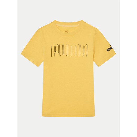 Puma T-Shirt Puma Sport Graphic 685850 Żółty Regular Fit ze sklepu MODIVO w kategorii T-shirty chłopięce - zdjęcie 184608235