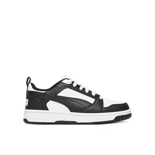 Puma Sneakersy Rebound V6 Lo Jr 393833 01 Biały ze sklepu MODIVO w kategorii Buty sportowe dziecięce - zdjęcie 184608309
