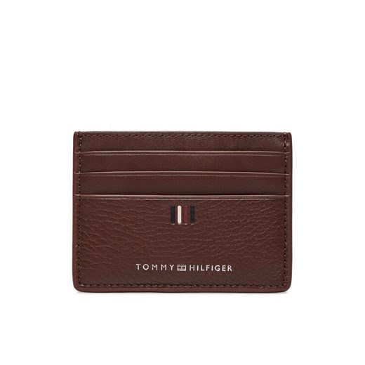 Tommy Hilfiger Etui na karty kredytowe Th Central Cc Holder AM0AM11858 Brązowy ze sklepu MODIVO w kategorii Etui - zdjęcie 184608326