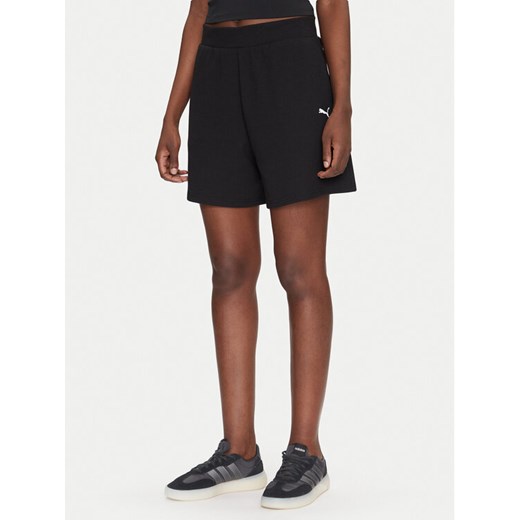 Puma Szorty sportowe ESS Elevated 5" 685026 Czarny Regular Fit ze sklepu MODIVO w kategorii Szorty - zdjęcie 184608335