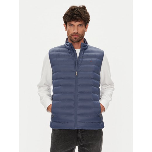 Tommy Hilfiger Kamizelka MW0MW37677 Niebieski Regular Fit ze sklepu MODIVO w kategorii Kamizelki męskie - zdjęcie 184608348