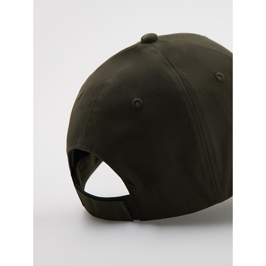 Reserved - Czapka baseball z haftem - jasny zielony Reserved ONE SIZE Reserved