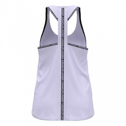 Damski top treningowy Under Armour Knockout Tank - fioletowy ze sklepu Sportstylestory.com w kategorii Bluzki damskie - zdjęcie 184610586