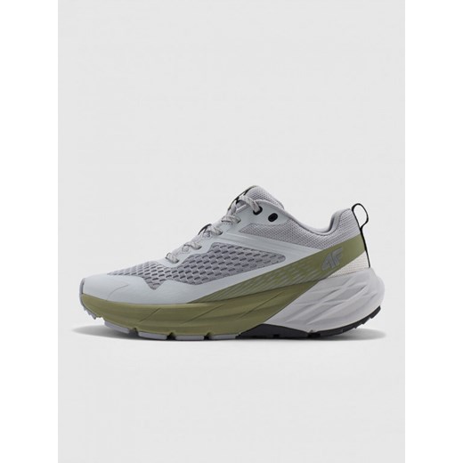 Męskie buty trekkingowe trailowe Speed Hiker 4F 4FWMM00FOTSM037 - szare ze sklepu Sportstylestory.com w kategorii Buty trekkingowe męskie - zdjęcie 184610698