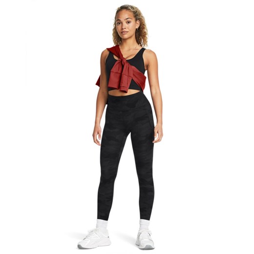 Damskie legginsy treningowe Under Armour Meridian Print Legging - czarne ze sklepu Sportstylestory.com w kategorii Spodnie damskie - zdjęcie 184611206