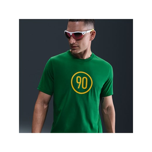 Męski T-shirt piłkarski Nike Total 90 - Zieleń ze sklepu Nike poland w kategorii T-shirty męskie - zdjęcie 184611297