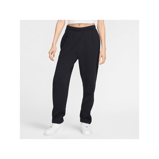 Spodnie z dzianiny z luźnymi nogawkami Nike Wool Classics - Czerń ze sklepu Nike poland w kategorii Spodnie męskie - zdjęcie 184611316