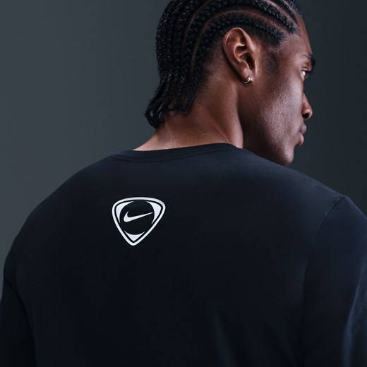 Męski T-shirt piłkarski Nike Total 90 - Czerń Nike XL Nike poland