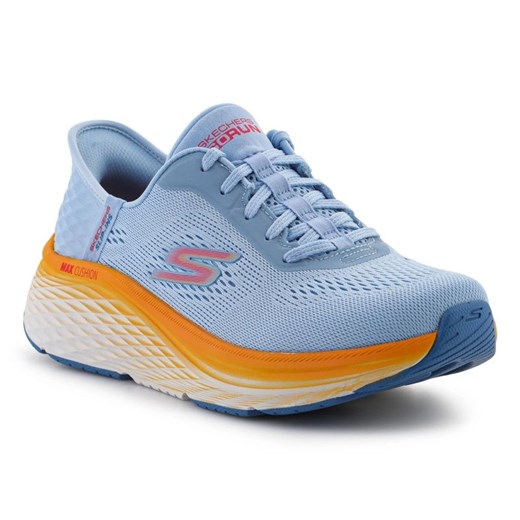 Buty Skechers Slip-ins: Max Cushioning Elite 2.0 W 129626-BLOR niebieskie ze sklepu ButyModne.pl w kategorii Buty sportowe damskie - zdjęcie 184611868