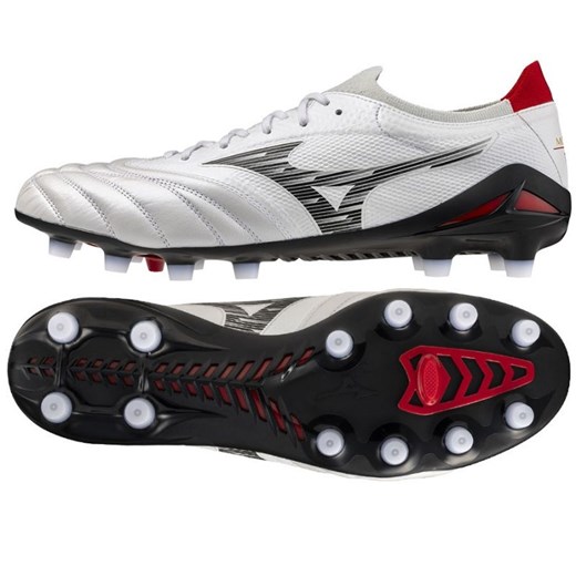 Buty piłkarskie Mizuno Morelia Neo Iv Beta Elite Fg M P1GA254209 białe ze sklepu ButyModne.pl w kategorii Buty sportowe męskie - zdjęcie 184611875
