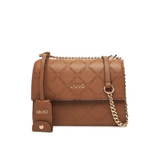 Torebka Liu Jo Ecs M Crossbody AF5055 E0538 Brązowy ze sklepu eobuwie.pl w kategorii Listonoszki - zdjęcie 184612196