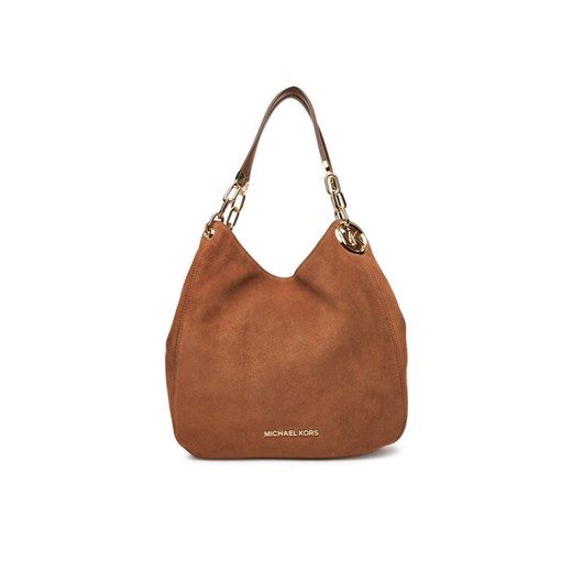 Torebka MICHAEL Michael Kors Lillie  30F3G0LE3S Brązowy ze sklepu eobuwie.pl w kategorii Torby Shopper bag - zdjęcie 184612269