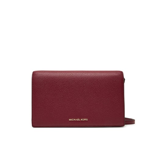 Torebka MICHAEL Michael Kors Jet Set Medium 32S4GJ6C6L Bordowy ze sklepu eobuwie.pl w kategorii Listonoszki - zdjęcie 184612276