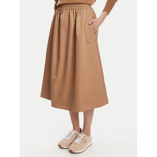 Marella Spódnica trapezowa Cairo 2523106074 Beżowy Regular Fit ze sklepu MODIVO w kategorii Spódnice - zdjęcie 184613228