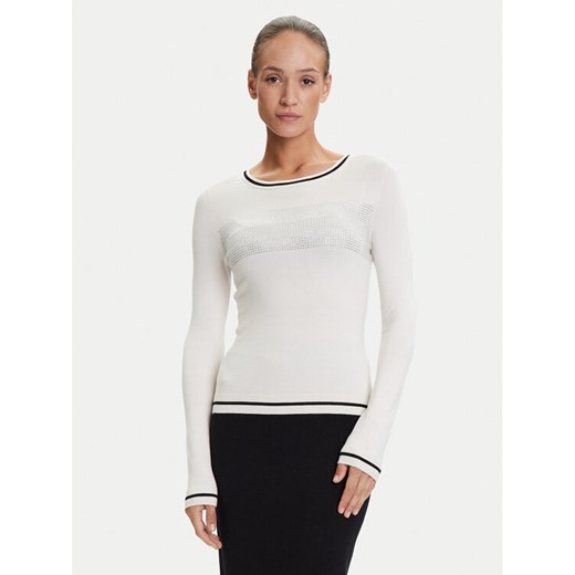 Liu Jo Sport Sweter TF5209 MS49I Écru Regular Fit ze sklepu MODIVO w kategorii Swetry damskie - zdjęcie 184613275