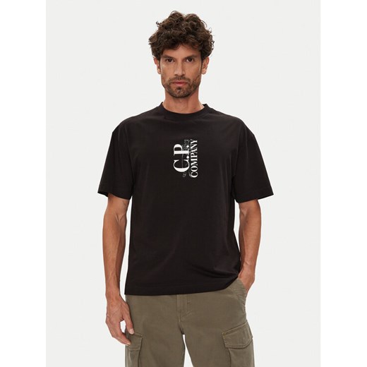 C.P. Company T-Shirt 19CMTS092A005100W Czarny Regular Fit ze sklepu MODIVO w kategorii T-shirty męskie - zdjęcie 184613277