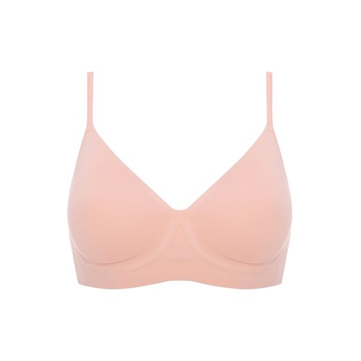 Różowy biustonosz miękki soft z fiszbinami Simple T-shirt, Kolor różowy, Rozmiar L, Julimex ze sklepu Primodo w kategorii Biustonosze - zdjęcie 184614068