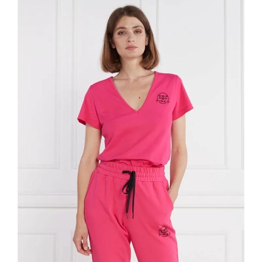 Pinko T-shirt | Regular Fit ze sklepu Gomez Fashion Store w kategorii Bluzki damskie - zdjęcie 184614448