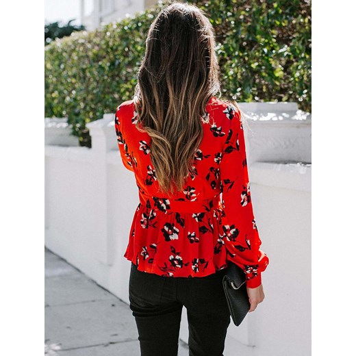 LA Angels Bluzka w kolorze czerwonym La Angels S okazja Limango Polska