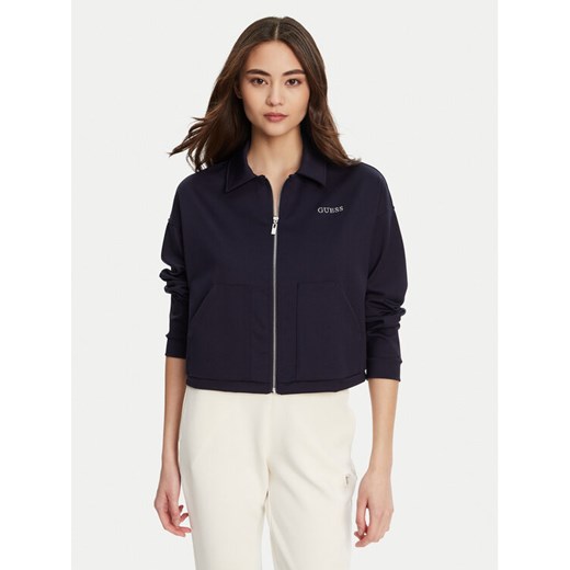 Guess Bluza V5YL08 KCX42 Granatowy Regular Fit ze sklepu MODIVO w kategorii Bluzy damskie - zdjęcie 184615047