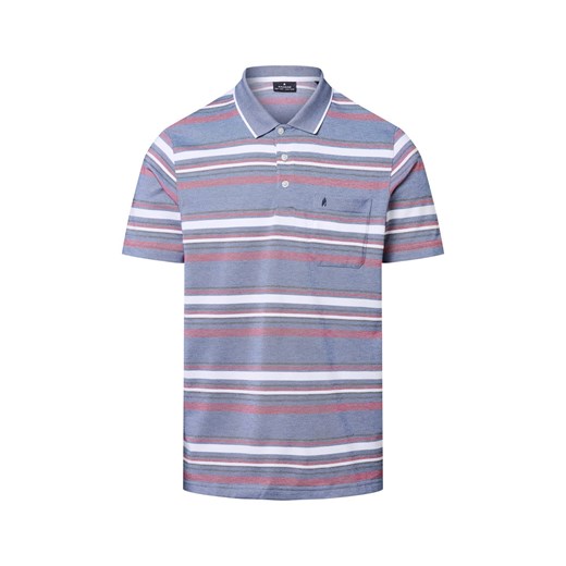 Ragman Męska koszulka polo Mężczyźni granatowy w paski ze sklepu vangraaf w kategorii T-shirty męskie - zdjęcie 184615486