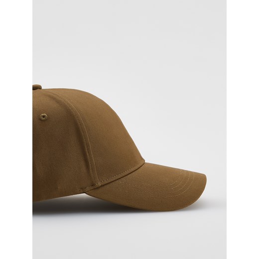 Reserved - Bawełniana czapka baseball - brązowy Reserved ONE SIZE Reserved