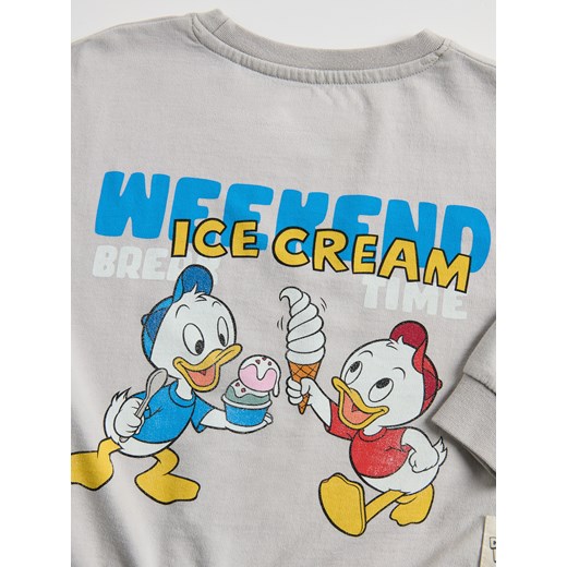 Reserved - Longlseeve Kaczor Donald - ciemnoszary Reserved 92 (1 Reserved