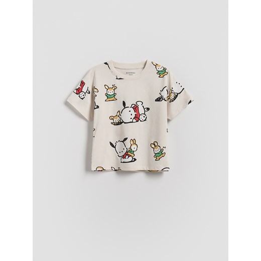Reserved - T-shirt Pochacco - beżowy ze sklepu Reserved w kategorii Odzież dla niemowląt - zdjęcie 184616087