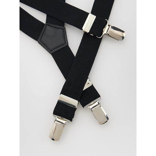 Reserved - Klasyczne szelki - czarny Reserved ONE SIZE Reserved