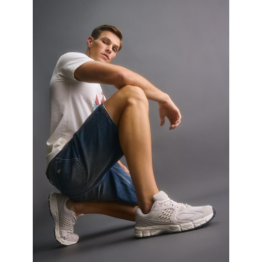 Reserved - Sportowe sneakersy - beżowy ze sklepu Reserved w kategorii Buty sportowe męskie - zdjęcie 184616218