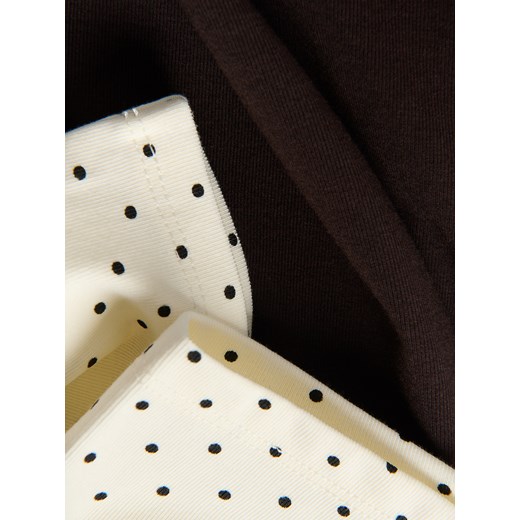 Reserved - T-shirt z wiskozą - złamana biel Reserved L Reserved